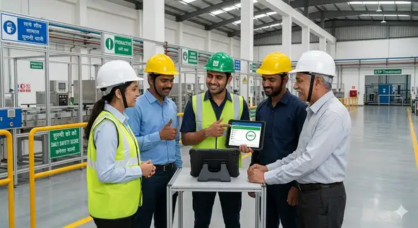 EHS compliance professional at industrial plant