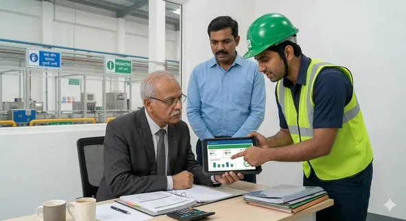 EHS professional at Effluent Treatment Plant